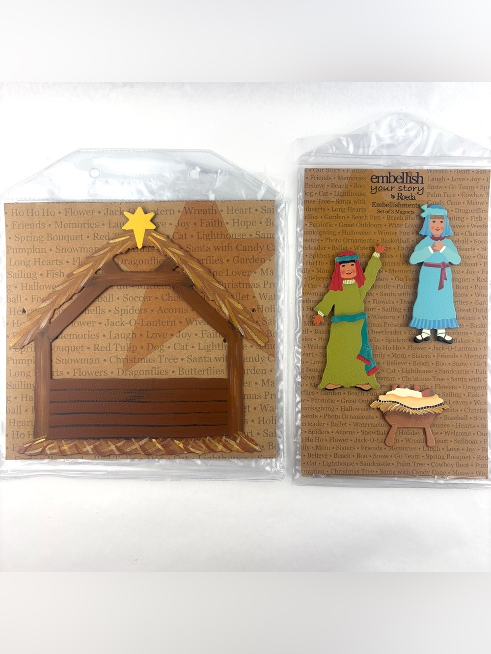 Embellish Your Story By Roeda Christmas Nativity Scene Mary Joesph Baby Jesus